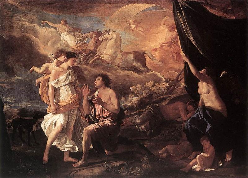 Nicolas Poussin Selene and Endymion Germany oil painting art